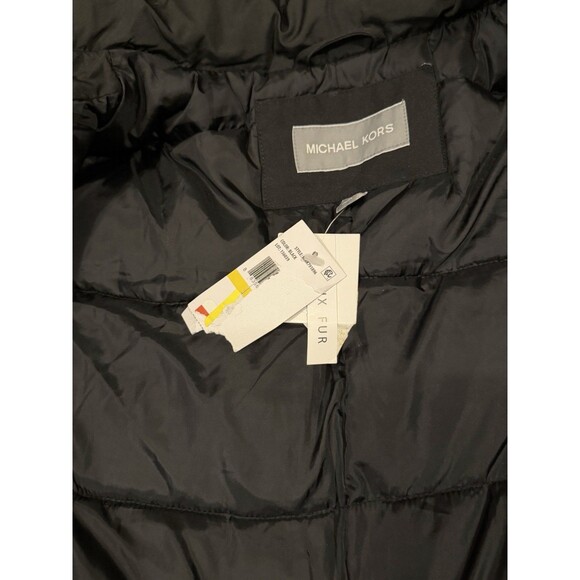 Michael Kors Water Resistant Insulated Windproof Parka Jacket Mens Medium Black - Picture 9 of 11
